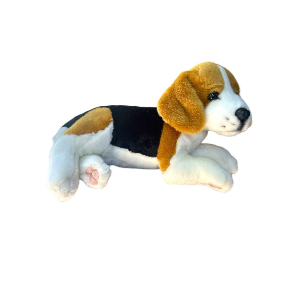 Burkham The Beagle 14 Inch‎ Realistic Dog Plush Stuffed Animal Tigerhart Toys